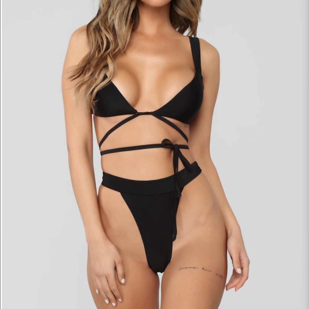 Fashion nova high cut 2 piece bikini